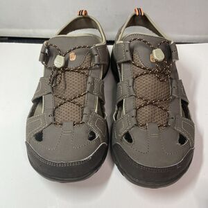 Teva Womens Size 11 Brown Open Air Hiking Sandal Shoe Shoc Pad